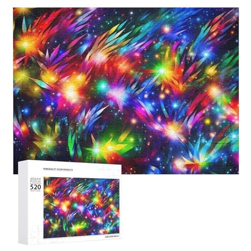 520-teiliges Puzzle für Erwachsene, cool, hell, schön, bunt, Kunst-Puzzle, großes Puzzle-Spiel, Dekompression, Freizeit, Unterhaltung, Holzpuzzle, Entspannung, sensorisches Spielzeug, Raumdekoration 520-teiliges Puzzle für Erwachsene, cool, hell, schön, bunt, Kunst-Puzzle, großes Puzzle-Spiel, Dekompression, Freizeit, Unterhaltung, Holzpuzzle, Entspannung, sensorisches Spielzeug, Raumdekoration von VFMKT