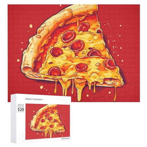 Puzzle 520 Teile für Erwachsene Coole Malerei Pizza Groß Dekompression Puzzle Freizeit Unterhaltung Holzpuzzle Entspannung Sensorisches Spielzeug Raumdekoration für Puzzle 520 Teile für Erwachsene Coole Malerei Pizza Groß Dekompression Puzzle Freizeit Unterhaltung Holzpuzzle Entspannung Sensorisches Spielzeug Raumdekoration für von VFMKT