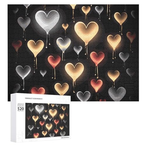 Puzzle 520 Teile für Erwachsene Coole und helle Liebespuzzles Dekompressionsspiel Freizeit Unterhaltung Holzpuzzle Entspannung sensorisches Spielzeug Raumdekoration für Puzzle 520 Teile für Erwachsene Coole und helle Liebespuzzles Dekompressionsspiel Freizeit Unterhaltung Holzpuzzle Entspannung sensorisches Spielzeug Raumdekoration für von VFMKT
