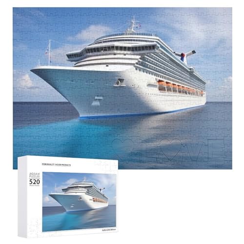 Puzzle 520 Teile für Erwachsene Cooles Kreuzfahrtschiff 75147414 Großes Puzzle Dekompressionsspiel Freizeit Unterhaltung Holzpuzzle Entspannung sensorisches Spielzeug Puzzle 520 Teile für Erwachsene Cooles Kreuzfahrtschiff 75147414 Großes Puzzle Dekompressionsspiel Freizeit Unterhaltung Holzpuzzle Entspannung sensorisches Spielzeug von VFMKT