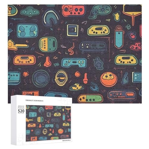 Puzzle 520 Teile für Erwachsene Cooles Videospiel Großes Dekompressions-Puzzle Freizeit Unterhaltung Holzpuzzle Entspannung sensorisches Spielzeug Raumdekoration für Männer und Puzzle 520 Teile für Erwachsene Cooles Videospiel Großes Dekompressions-Puzzle Freizeit Unterhaltung Holzpuzzle Entspannung sensorisches Spielzeug Raumdekoration für Männer und von VFMKT