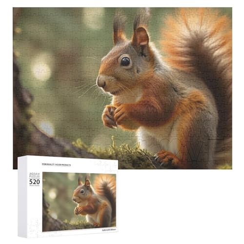 Puzzle 520 Teile für Erwachsene Cooles wildes Eichhörnchen Dekompressionsspiel Freizeit Unterhaltung Holzpuzzle Entspannung sensorisches Spielzeug Raumdekoration für Männer und Puzzle 520 Teile für Erwachsene Cooles wildes Eichhörnchen Dekompressionsspiel Freizeit Unterhaltung Holzpuzzle Entspannung sensorisches Spielzeug Raumdekoration für Männer und von VFMKT