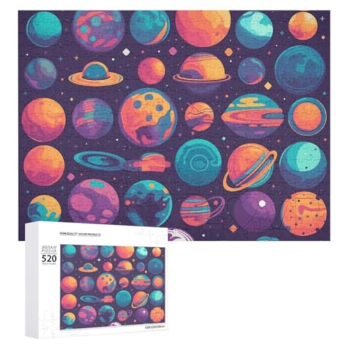 Puzzle 520 Teile für Erwachsene Große Planeten Dekompressionsspiel Freizeit Unterhaltung Holzpuzzle Entspannung Sensorisches Spielzeug Raumdekoration für Männer Frauen Puzzle 520 Teile für Erwachsene Große Planeten Dekompressionsspiel Freizeit Unterhaltung Holzpuzzle Entspannung Sensorisches Spielzeug Raumdekoration für Männer Frauen von VFMKT