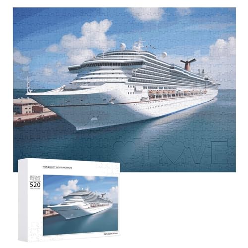 Puzzle 520 Teile für Erwachsene Kreuzfahrtschiffe cool große Dekompressions-Puzzle Freizeit Unterhaltung Holzpuzzle Entspannung sensorisches Spielzeug Raumdekoration Puzzle 520 Teile für Erwachsene Kreuzfahrtschiffe cool große Dekompressions-Puzzle Freizeit Unterhaltung Holzpuzzle Entspannung sensorisches Spielzeug Raumdekoration von VFMKT