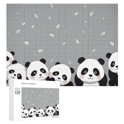 Puzzle 520 Teile für Erwachsene Lustige Panda Spielzeug Dekompressionsspiel Freizeit Unterhaltung Holzpuzzle Entspannung Sensorisches Spielzeug Raumdekoration für Männer Frauen Puzzle 520 Teile für Erwachsene Lustige Panda Spielzeug Dekompressionsspiel Freizeit Unterhaltung Holzpuzzle Entspannung Sensorisches Spielzeug Raumdekoration für Männer Frauen von VFMKT