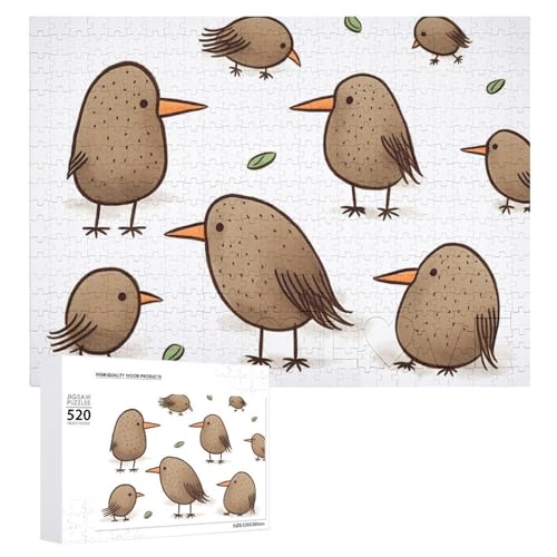 Puzzle 520 Teile für Erwachsene Niedliche Kiwis Vögel Große Dekompression Puzzle Freizeit Unterhaltung Holzpuzzle Entspannung Sensorisches Spielzeug Raumdekoration für Puzzle 520 Teile für Erwachsene Niedliche Kiwis Vögel Große Dekompression Puzzle Freizeit Unterhaltung Holzpuzzle Entspannung Sensorisches Spielzeug Raumdekoration für von VFMKT