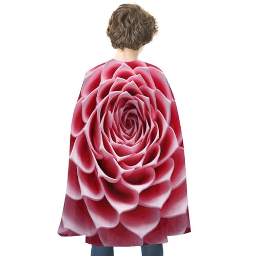 VFMKT Halloween Umhang Uni Erwachsene, Wendbarer Vampir Umhang, Leicht und bequem, Hexenumhang Nahaufnahme Blumen, Halloween Cosplay Kostüm für Männer und Frauen von VFMKT