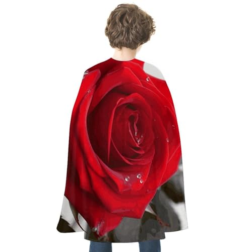 VFMKT Halloween Umhang Uni Erwachsene - Leichter und bequemer wendbarer Vampir Umhang - Roter Rosarot Hexenumhang 2 - Halloween und Cosplay Kostüme für Damen und Herren von VFMKT