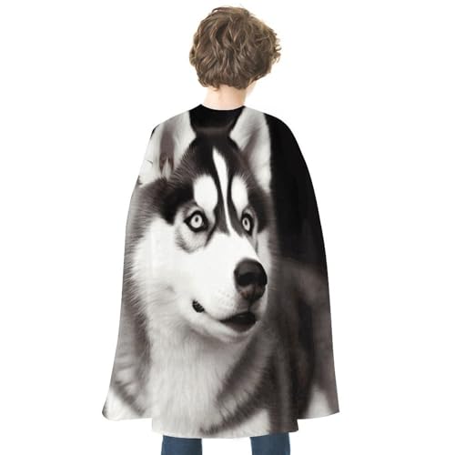 VFMKT Halloween Umhang Uni Erwachsene - Leichter und bequemer wendbarer Vampir Umhang - Süßer Hexenumhang - Husky - Halloween und Cosplay Kostüm für Damen und Herren von VFMKT