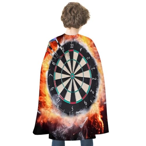 VFMKT Halloween Umhang Uni Erwachsene Umhang Reversible Vampir Umhang Leicht Bequem Hexen Umhang Dartziel Halloween Cosplay Kostüme für Männer Frauen von VFMKT