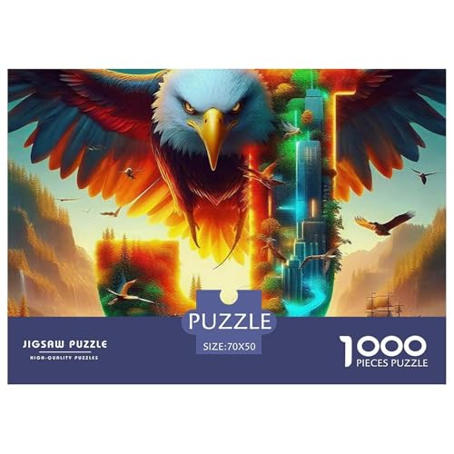 Adler 1000 Teile Puzzle Für Erwachsene Clevere Rätsel Herausforderung Spielzeug 70x50cm/1000pcs Adler 1000 Teile Puzzle Für Erwachsene Clevere Rätsel Herausforderung Spielzeug 70x50cm/1000pcs von VFQWPYAJN