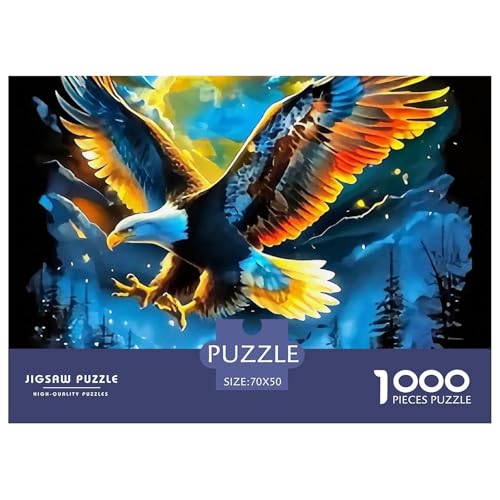 Adler 1000 Teile Puzzle Für Erwachsene Kinder Puzzles-Geschenk Für Pädagogisches Spiel 70x50cm/1000pcs von VFQWPYAJN