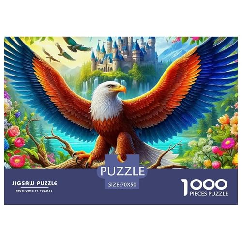 Adler 1000 Teile Puzzle Für Erwachsene Kinder Puzzles-Geschenk Impossible Game 70x50cm/1000pcs von VFQWPYAJN