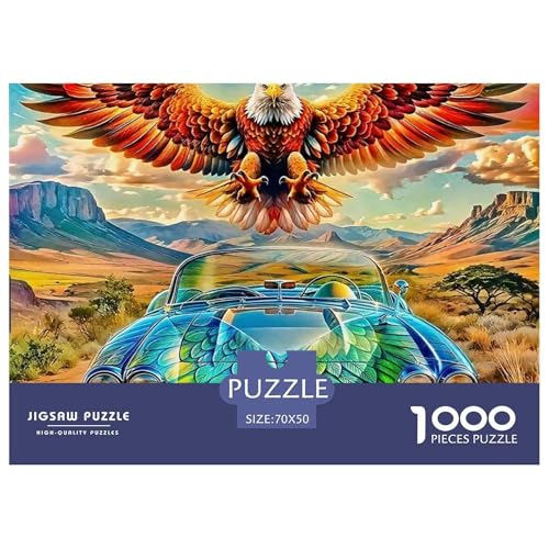 Adler 1000 Teile Puzzle Für Erwachsene Und Kinder Clevere Rätsel Für Pädagogisches Spiel 70x50cm/1000pcs von VFQWPYAJN