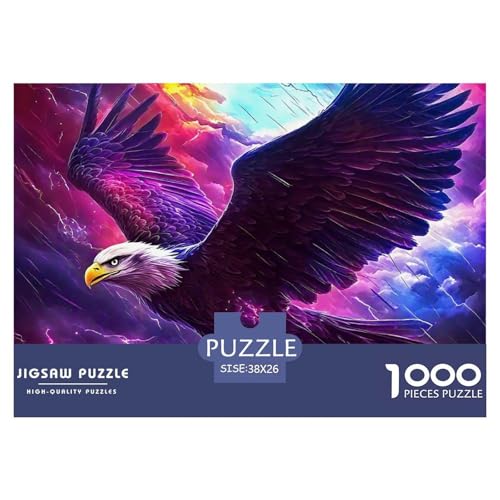 Adler 1000 Teile Puzzle Für Erwachsene Und Kinder Clevere Rätsel Impossible Game 38x26cm/1000pcs von VFQWPYAJN