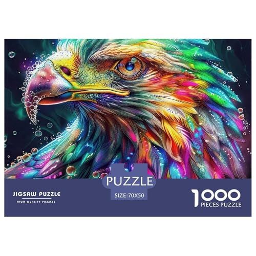 Adler Puzzle 1000 Teile Für Erwachsene Clevere Rätsel Für Pädagogisches Spiel 70x50cm/1000pcs von VFQWPYAJN