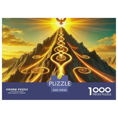 Adler Puzzle 1000 Teile Für Erwachsene Kinder Clevere Rätsel Für Pädagogisches Spiel 70x50cm/1000pcs von VFQWPYAJN