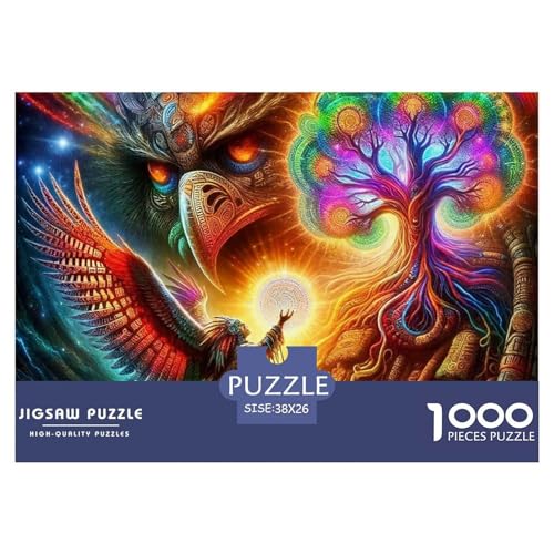 Adler Puzzle 1000 Teile Für Erwachsene Kinder Clevere Rätsel Herausforderung Spielzeug 38x26cm/1000pcs von VFQWPYAJN