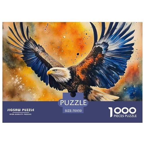 Adler Puzzle 1000 Teile Für Erwachsene Kinder Mit Gemütliche Studie-Motiv Impossible Game 70x50cm/1000pcs von VFQWPYAJN