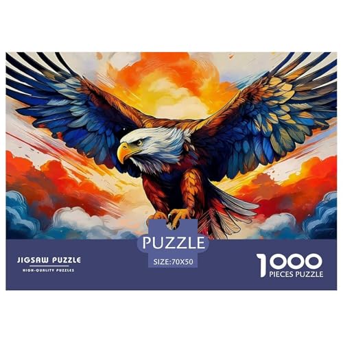 Adler Puzzle 1000 Teile Für Erwachsene Kinder Puzzles-Geschenk Für Pädagogisches Spiel 70x50cm/1000pcs von VFQWPYAJN