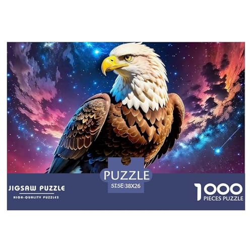 Adler Puzzle 1000 Teile Für Erwachsene Und Kinder Clevere Rätsel Herausforderung Spielzeug 38x26cm/1000pcs von VFQWPYAJN