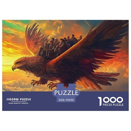Adler Puzzle 1000 Teile Für Erwachsene Und Kinder Clevere Rätsel Herausforderung Spielzeug 70x50cm/1000pcs von VFQWPYAJN