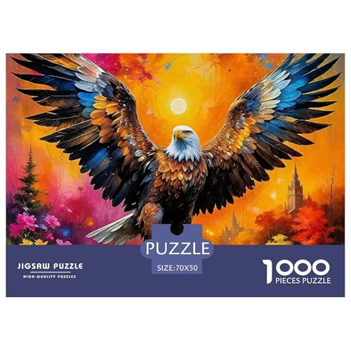 Adler Puzzle 1000 Teile Für Erwachsene Und Kinder Clevere Rätsel Impossible Game 70x50cm/1000pcs von VFQWPYAJN