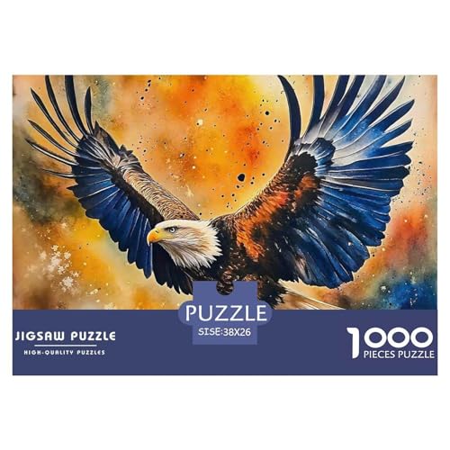 Adler Puzzle 1000 Teile Für Erwachsene Und Kinder Puzzles-Geschenk Herausforderung Spielzeug 38x26cm/1000pcs von VFQWPYAJN