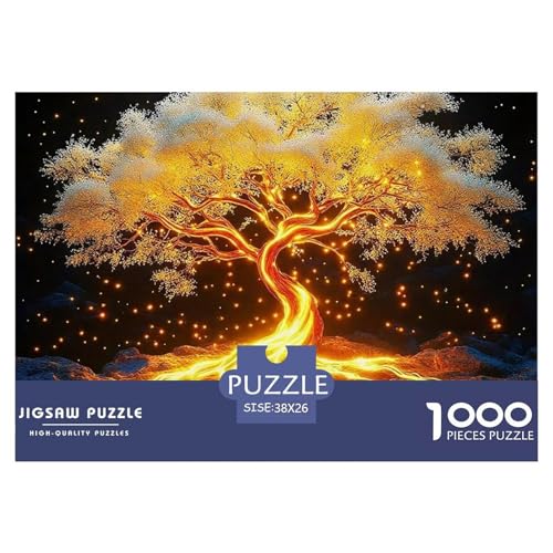 Baum des Lebens 1000 Teile Puzzle Für Erwachsene Mit Gemütliche Studie-Motiv Herausforderung Spielzeug 38x26cm/1000pcs Baum des Lebens 1000 Teile Puzzle Für Erwachsene Mit Gemütliche Studie-Motiv Herausforderung Spielzeug 38x26cm/1000pcs von VFQWPYAJN