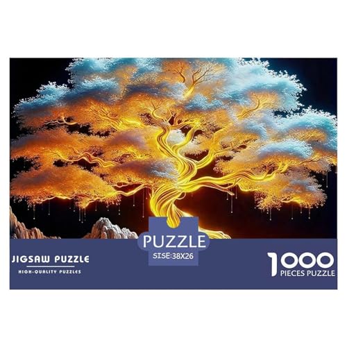 Baum des Lebens 1000 Teile Puzzle Für Erwachsene Mit Gemütliche Studie-Motiv Herausforderung Spielzeug 38x26cm/1000pcs Baum des Lebens 1000 Teile Puzzle Für Erwachsene Mit Gemütliche Studie-Motiv Herausforderung Spielzeug 38x26cm/1000pcs von VFQWPYAJN