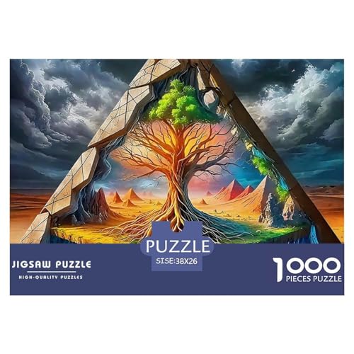 Baum des Lebens 1000 Teile Puzzle Für Erwachsene Mit Gemütliche Studie-Motiv Herausforderung Spielzeug 38x26cm/1000pcs Baum des Lebens 1000 Teile Puzzle Für Erwachsene Mit Gemütliche Studie-Motiv Herausforderung Spielzeug 38x26cm/1000pcs von VFQWPYAJN