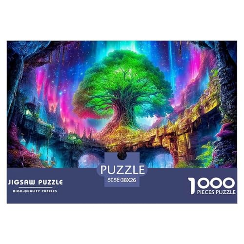 Baum des Lebens 1000 Teile Puzzle Für Erwachsene Und Kinder Clevere Rätsel Herausforderung Spielzeug 38x26cm/1000pcs Baum des Lebens 1000 Teile Puzzle Für Erwachsene Und Kinder Clevere Rätsel Herausforderung Spielzeug 38x26cm/1000pcs von VFQWPYAJN