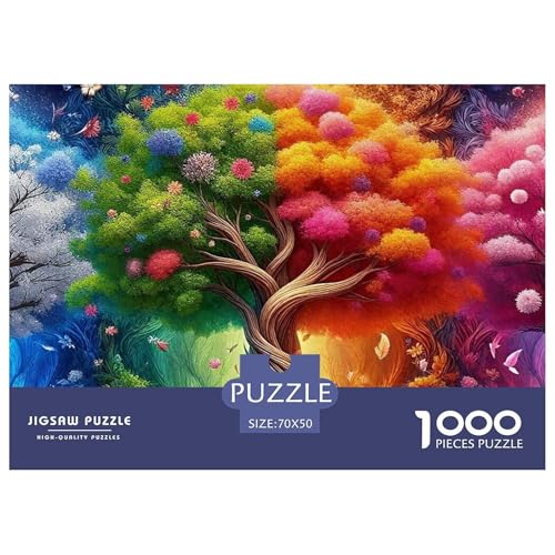 Baum des Lebens 1000 Teile Puzzle Für Erwachsene Und Kinder Puzzles-Geschenk Für Pädagogisches Spiel 70x50cm/1000pcs von VFQWPYAJN