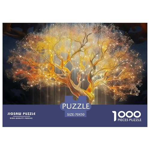 Baum des Lebens Puzzle 1000 Teile Für Erwachsene Clevere Rätsel Für Pädagogisches Spiel 70x50cm/1000pcs von VFQWPYAJN