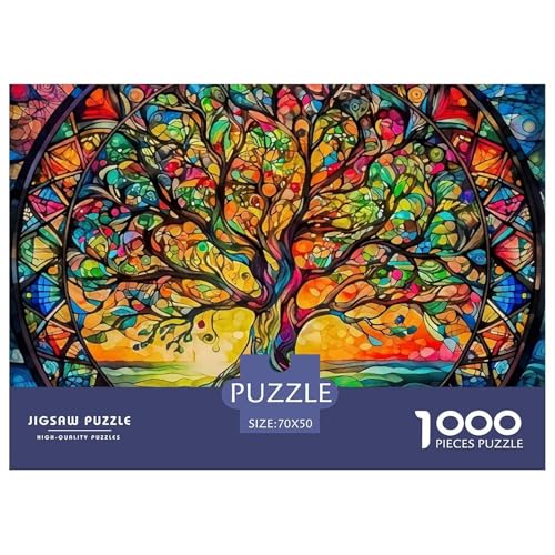 Baum des Lebens Puzzle 1000 Teile Für Erwachsene Clevere Rätsel Herausforderung Spielzeug 70x50cm/1000pcs Baum des Lebens Puzzle 1000 Teile Für Erwachsene Clevere Rätsel Herausforderung Spielzeug 70x50cm/1000pcs von VFQWPYAJN