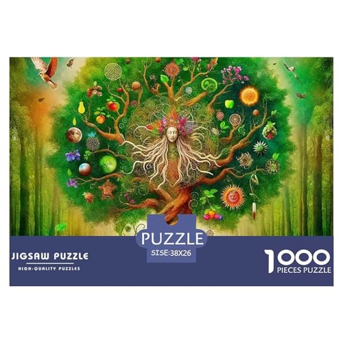 Baum des Lebens Puzzle 1000 Teile Für Erwachsene Kinder Clevere Rätsel Für Pädagogisches Spiel 38x26cm/1000pcs Baum des Lebens Puzzle 1000 Teile Für Erwachsene Kinder Clevere Rätsel Für Pädagogisches Spiel 38x26cm/1000pcs von VFQWPYAJN