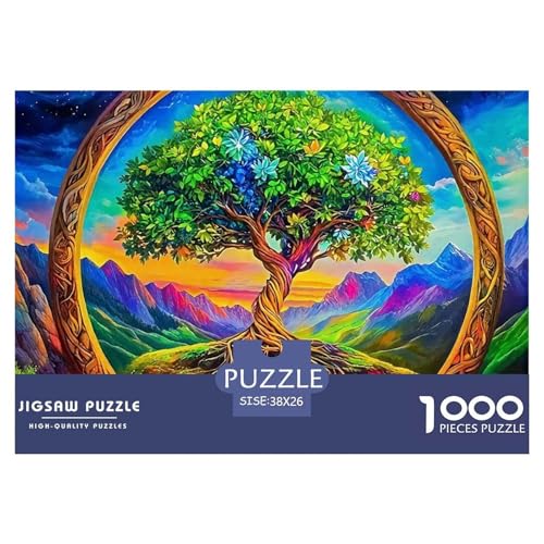 Baum des Lebens Puzzle 1000 Teile Für Erwachsene Kinder Clevere Rätsel Für Pädagogisches Spiel 38x26cm/1000pcs Baum des Lebens Puzzle 1000 Teile Für Erwachsene Kinder Clevere Rätsel Für Pädagogisches Spiel 38x26cm/1000pcs von VFQWPYAJN