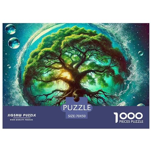 Baum des Lebens Puzzle 1000 Teile Für Erwachsene Kinder Clevere Rätsel Herausforderung Spielzeug 70x50cm/1000pcs Baum des Lebens Puzzle 1000 Teile Für Erwachsene Kinder Clevere Rätsel Herausforderung Spielzeug 70x50cm/1000pcs von VFQWPYAJN