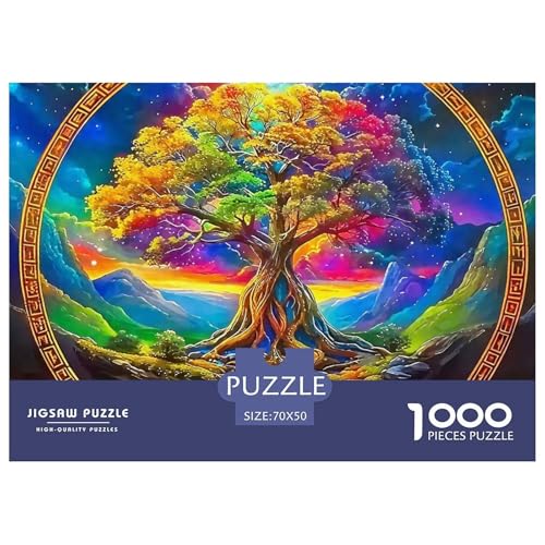 Baum des Lebens Puzzle 1000 Teile Für Erwachsene Kinder Mit Gemütliche Studie-Motiv Für Pädagogisches Spiel 70x50cm/1000pcs Baum des Lebens Puzzle 1000 Teile Für Erwachsene Kinder Mit Gemütliche Studie-Motiv Für Pädagogisches Spiel 70x50cm/1000pcs von VFQWPYAJN