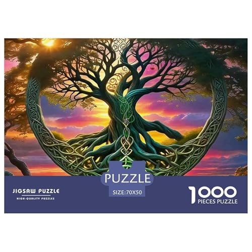 Baum des Lebens Puzzle 1000 Teile Für Erwachsene Kinder Mit Gemütliche Studie-Motiv Herausforderung Spielzeug 70x50cm/1000pcs Baum des Lebens Puzzle 1000 Teile Für Erwachsene Kinder Mit Gemütliche Studie-Motiv Herausforderung Spielzeug 70x50cm/1000pcs von VFQWPYAJN