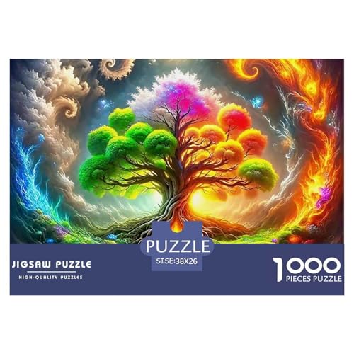 Baum des Lebens Puzzle 1000 Teile Für Erwachsene Mit Gemütliche Studie-Motiv Herausforderung Spielzeug 38x26cm/1000pcs Baum des Lebens Puzzle 1000 Teile Für Erwachsene Mit Gemütliche Studie-Motiv Herausforderung Spielzeug 38x26cm/1000pcs von VFQWPYAJN