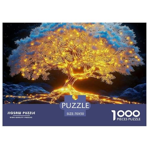 Baum des Lebens Puzzle 1000 Teile Für Erwachsene Mit Gemütliche Studie-Motiv Herausforderung Spielzeug 70x50cm/1000pcs Baum des Lebens Puzzle 1000 Teile Für Erwachsene Mit Gemütliche Studie-Motiv Herausforderung Spielzeug 70x50cm/1000pcs von VFQWPYAJN