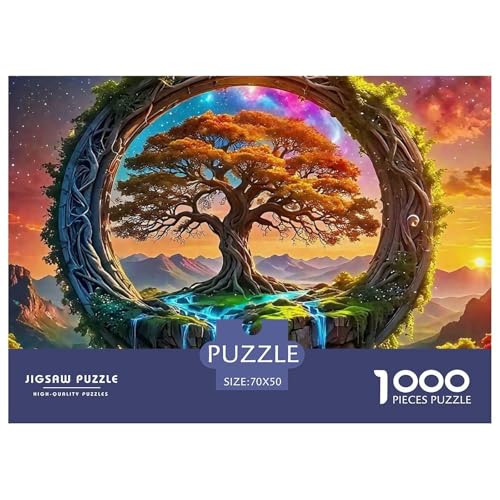 Baum des Lebens Puzzle 1000 Teile Für Erwachsene Und Kinder Ab 14 Jahren Clevere Rätsel Für Pädagogisches Spiel 70x50cm/1000pcs Baum des Lebens Puzzle 1000 Teile Für Erwachsene Und Kinder Ab 14 Jahren Clevere Rätsel Für Pädagogisches Spiel 70x50cm/1000pcs von VFQWPYAJN