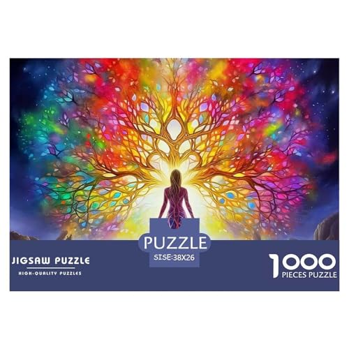 Baum des Lebens Puzzle 1000 Teile Für Erwachsene Und Kinder Ab 14 Jahren Clevere Rätsel Impossible Game 38x26cm/1000pcs von VFQWPYAJN
