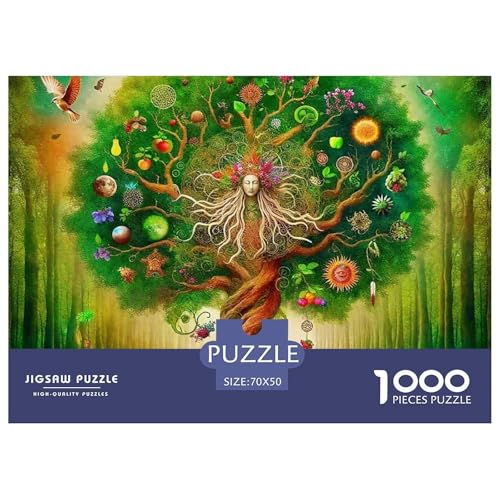 Baum des Lebens Puzzle 1000 Teile Für Erwachsene Und Kinder Ab 14 Jahren Clevere Rätsel Impossible Game 70x50cm/1000pcs Baum des Lebens Puzzle 1000 Teile Für Erwachsene Und Kinder Ab 14 Jahren Clevere Rätsel Impossible Game 70x50cm/1000pcs von VFQWPYAJN