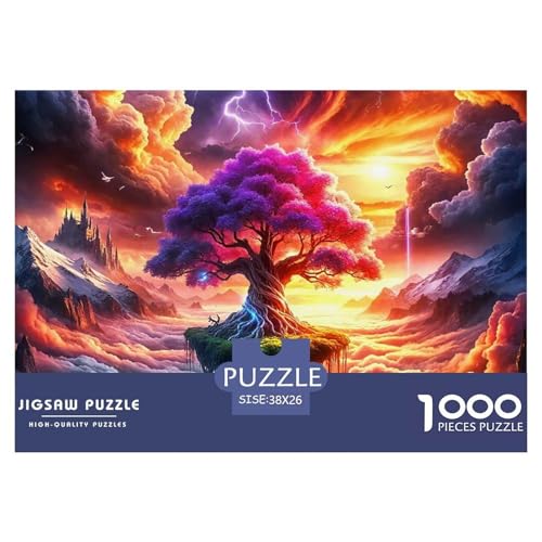 Baum des Lebens Puzzle 1000 Teile Für Erwachsene Und Kinder Ab 14 Jahren Mit Gemütliche Studie-Motiv Impossible Game 38x26cm/1000pcs Baum des Lebens Puzzle 1000 Teile Für Erwachsene Und Kinder Ab 14 Jahren Mit Gemütliche Studie-Motiv Impossible Game 38x26cm/1000pcs von VFQWPYAJN