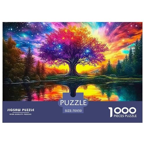 Baum des Lebens Puzzle 1000 Teile Für Erwachsene Und Kinder Ab 14 Jahren Puzzles-Geschenk Impossible Game 70x50cm/1000pcs von VFQWPYAJN