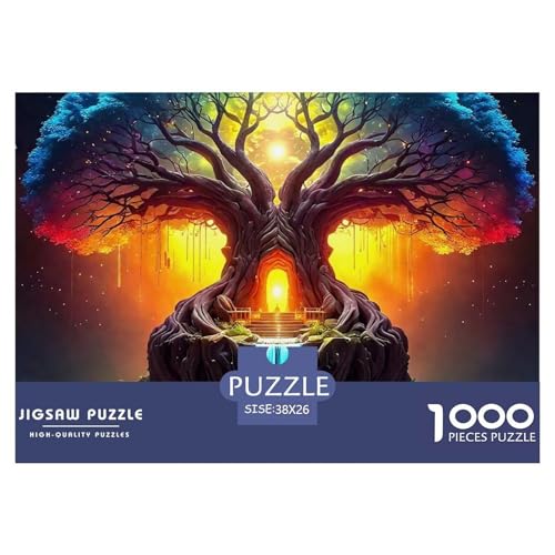 Baum des Lebens Puzzle 1000 Teile Für Erwachsene Und Kinder Clevere Rätsel Für Pädagogisches Spiel 38x26cm/1000pcs Baum des Lebens Puzzle 1000 Teile Für Erwachsene Und Kinder Clevere Rätsel Für Pädagogisches Spiel 38x26cm/1000pcs von VFQWPYAJN