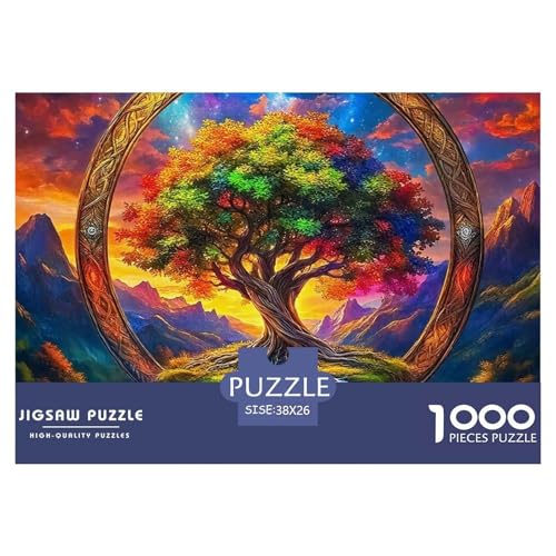 Baum des Lebens Puzzle 1000 Teile Für Erwachsene Und Kinder Mit Gemütliche Studie-Motiv Herausforderung Spielzeug 38x26cm/1000pcs Baum des Lebens Puzzle 1000 Teile Für Erwachsene Und Kinder Mit Gemütliche Studie-Motiv Herausforderung Spielzeug 38x26cm/1000pcs von VFQWPYAJN