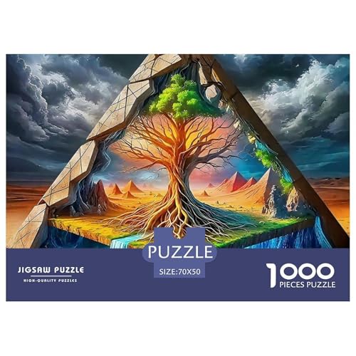 Baum des Lebens Puzzle 1000 Teile Für Erwachsene Und Kinder Mit Gemütliche Studie-Motiv Impossible Game 70x50cm/1000pcs von VFQWPYAJN